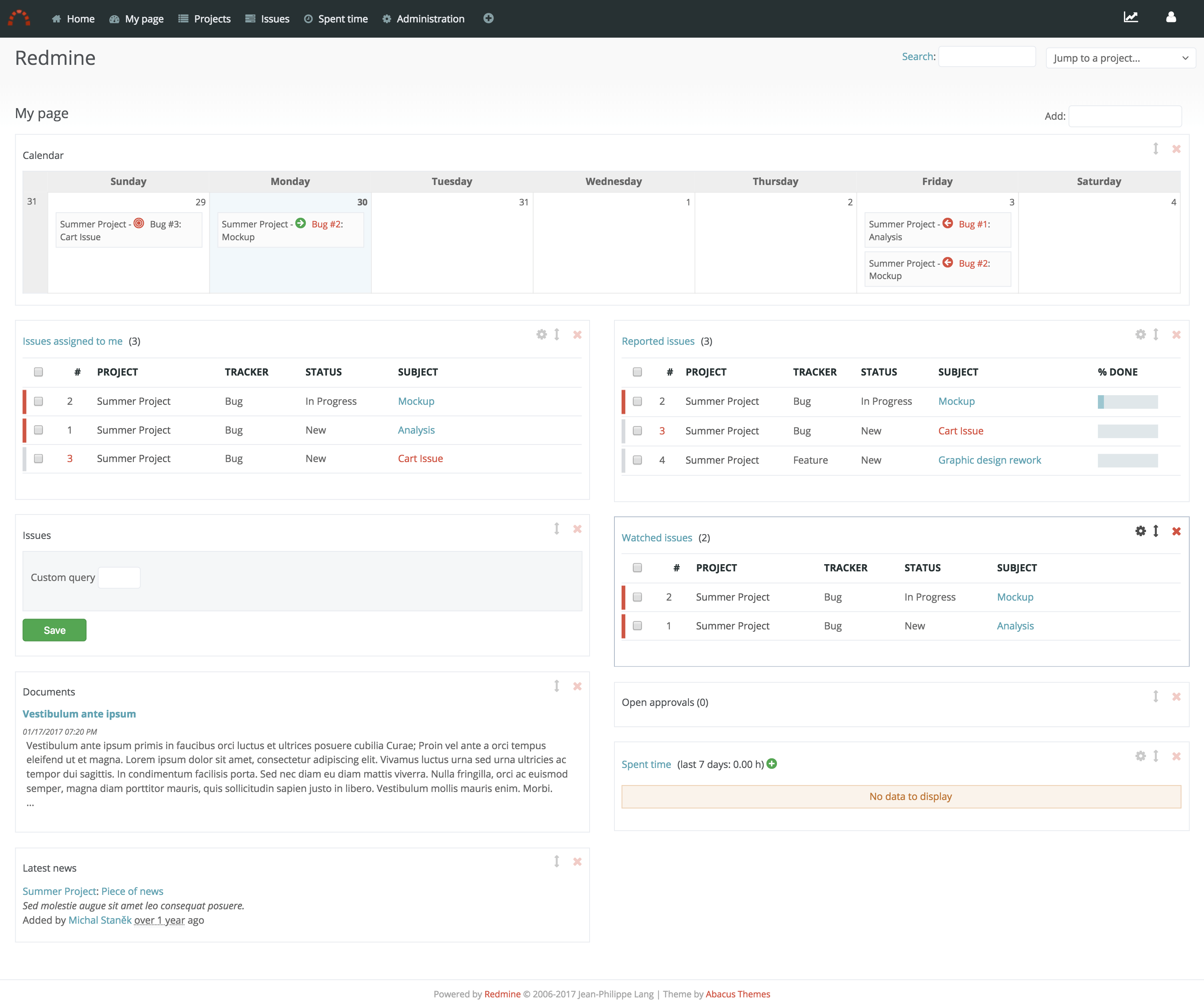 Redmine Gantt Chart Plugin